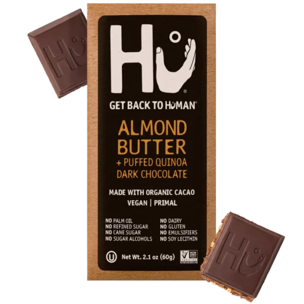 Hu Almond Butter + Puffed Quinoa Bar 60g - Image 3