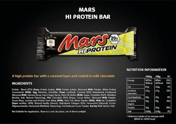 Mars Protein Bar Mars Hi-Protein 59g - Image 3