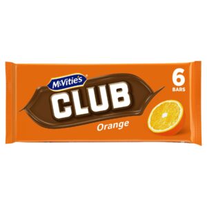 McVitie's Club Bars Orange 8-Pack