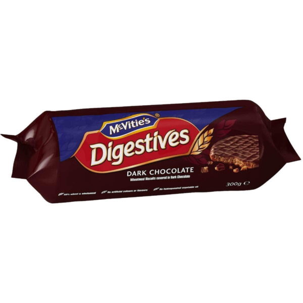 McVitie's Dark Chocolate Digestives Standard Pack 266g - Image 3