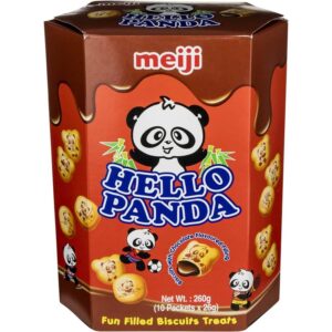 Meiji Hello Panda Chocolate Crème Filled Biscuits 260g Box