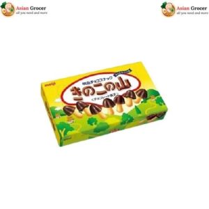 Meiji Kinoko no Yama Mushroom Shaped Chocolate Biscuits 74g Box