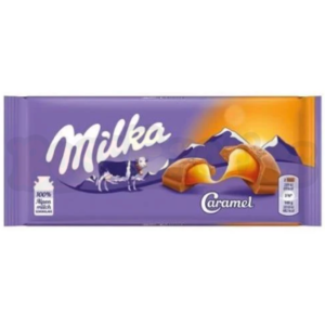 Milka Caramel Bar Alpine Milk with Caramel Filling 100g