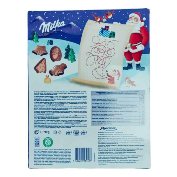 Milka Christmas Advent Calendar Milk Chocolate 90g - Image 2