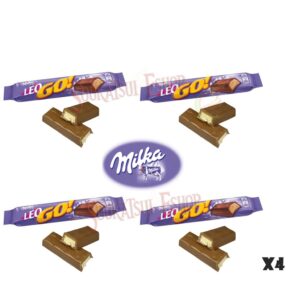 Milka Leo Go! Chocolate Wafer Bar 4-pack
