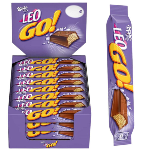 Milka Leo Go! Chocolate Wafer Bar 4-pack - Image 2
