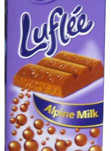 Milka Luflée Aerated Alpine Milk 100g