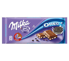 Milka Oreo Bar Alpine Milk with Oreo pieces 100g