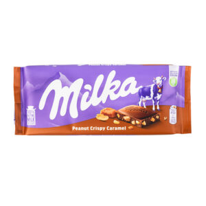 Milka Peanut Crispy Caramel Bar 300g