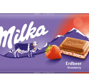 Milka Strawberry Yogurt Bar Alpine Milk 100g