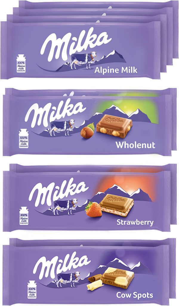 Milka Strawberry Yogurt Bar Alpine Milk 100g - Image 6