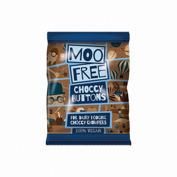Moo Free Choccy Drops Rice Milk Chocolate Buttons 80g - Image 3