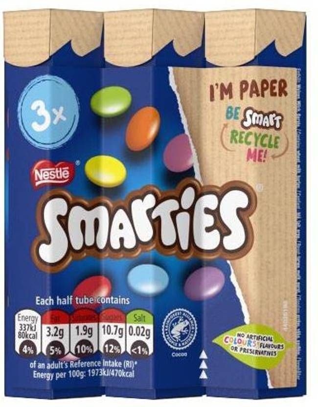 Nestlé Smarties Milk Chocolate in a Crisp Sugar Shell 130g Pouch - Image 2