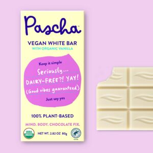 Pascha Organic White Chocolate Bar Rice Milk Base 85g