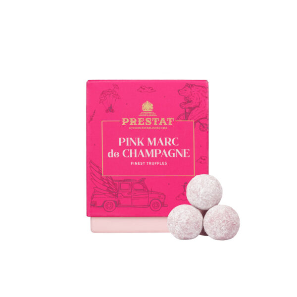 Prestat Pink Marc de Champagne Truffle Bar 75g