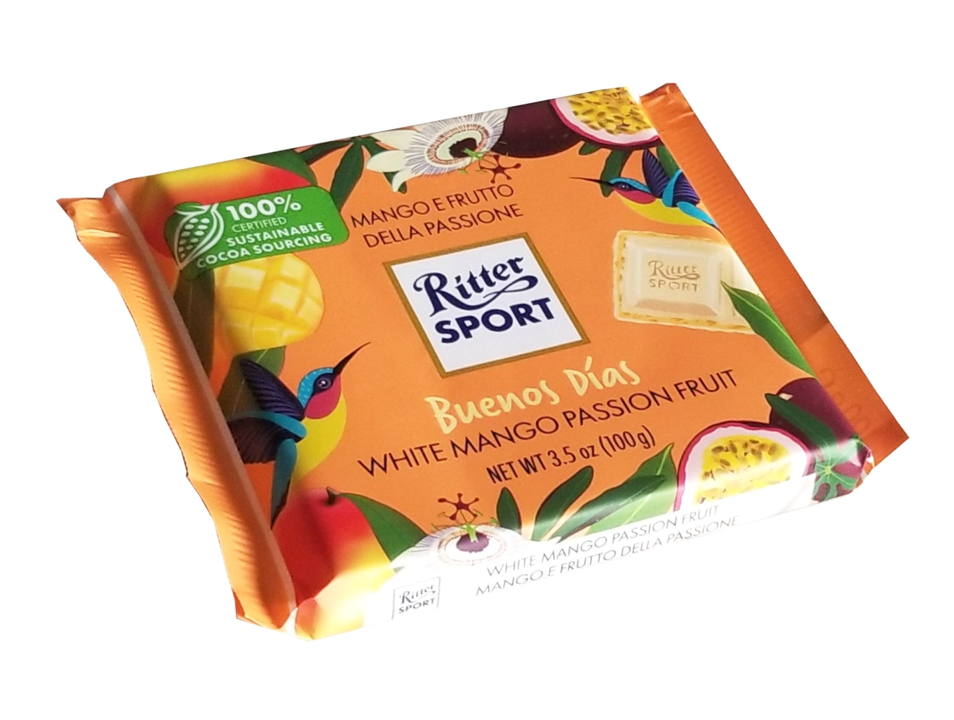 Ritter Sport Limited Edition "Taste The World" Mango Passionfruit 100g