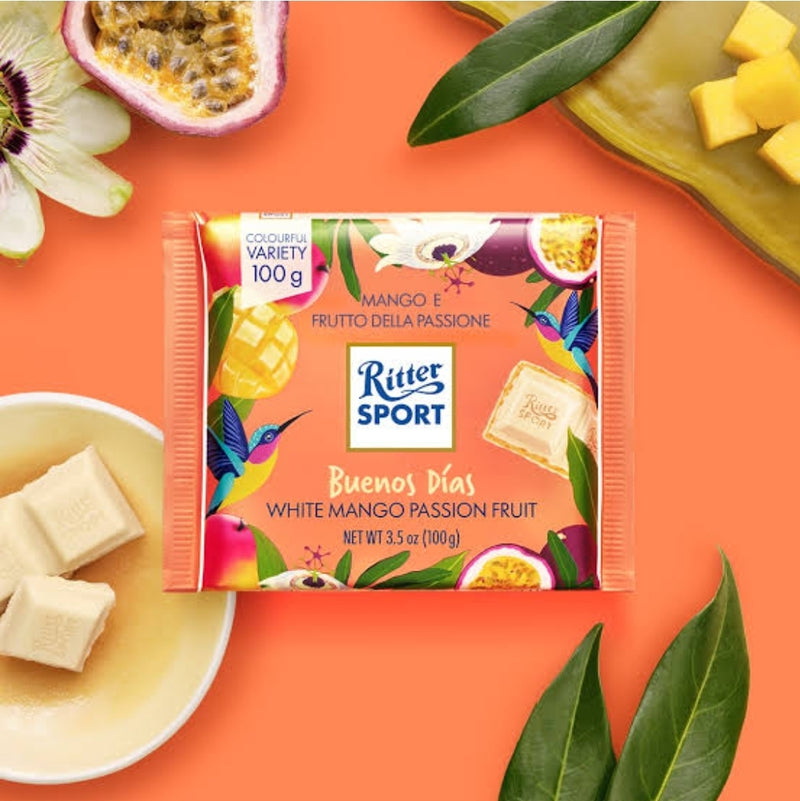 Ritter Sport Limited Edition "Taste The World" Mango Passionfruit 100g - Image 4