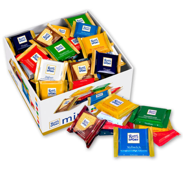 Ritter Sport Mini-Bar Assortment Variety Pack 200g Bag