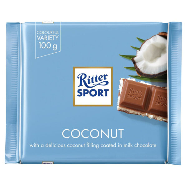 Ritter Sport Square Bar Coconut 100g