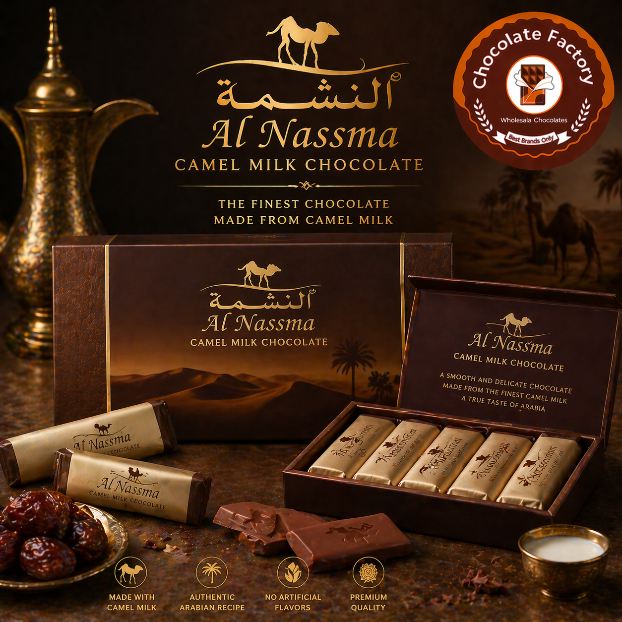 Al Nassma Camel Milk Chocolate