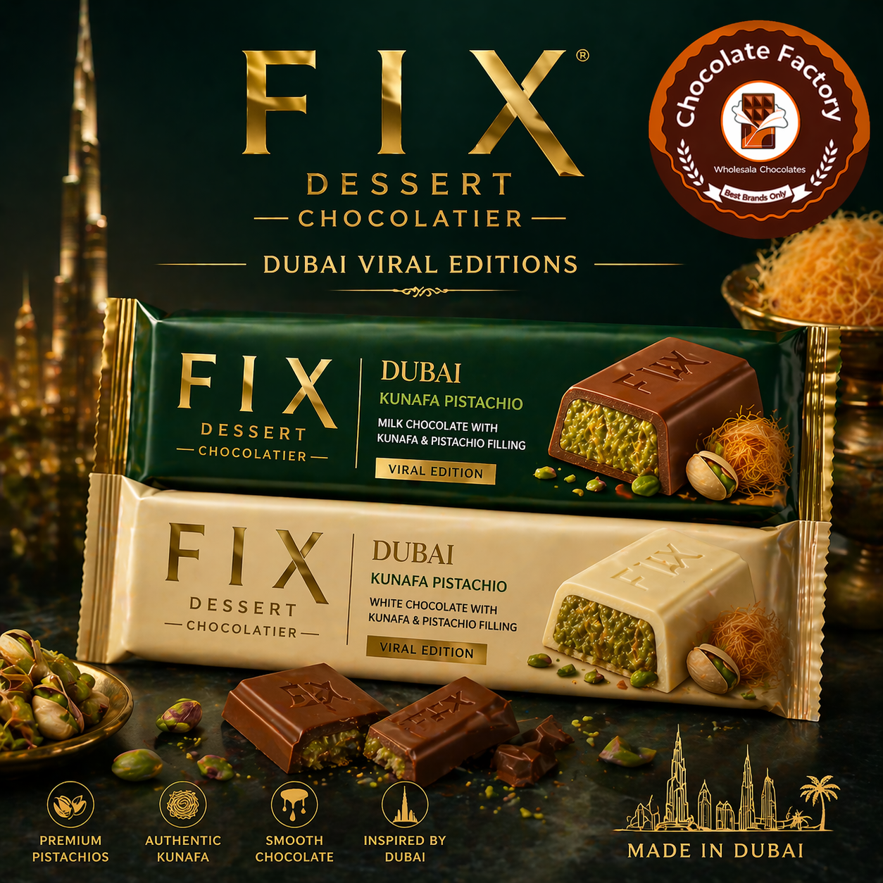 FIX Chocolate Bars – Dubai Viral Editions